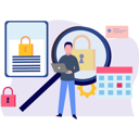 پیش‌نمایش فایل boy-is-using-laptop-for-safe-account-10698797 از پک امنیت حساب کاربری