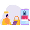 پیش‌نمایش فایل boy-is-working-on-online-security-on-laptop-10698858 از پک امنیت حساب کاربری