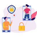 پیش‌نمایش فایل girl-is-announcing-for-online-security-10698804 از پک امنیت حساب کاربری