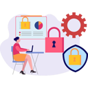 پیش‌نمایش فایل girl-is-doing-security-setting-on-laptop-10698873 از پک امنیت حساب کاربری
