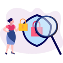 پیش‌نمایش فایل girl-is-looking-for-best-protection-account-10698805 از پک امنیت حساب کاربری