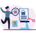 پیش‌نمایش فایل girl-is-showing-privacy-setting-on-mobile-10698778 از پک امنیت حساب کاربری