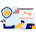 پیش‌نمایش فایل girl-is-working-on-privacy-data-on-web-page-10698816 از پک امنیت حساب کاربری