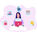 پیش‌نمایش فایل girl-is-working-on-the-cloud-data-on-security-for-account-10698851 از پک امنیت حساب کاربری