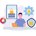 پیش‌نمایش فایل guy-is-using-laptop-to-protect-business-account-10698801 از پک امنیت حساب کاربری