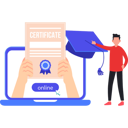 پیش‌نمایش فایل boy-is-pointing-at-the-online-certificate-10632853 از پک مدرک و گواهی آنلاین