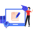 پیش‌نمایش فایل boy-is-telling-about-online-education-10632926 از پک مدرک و گواهی آنلاین