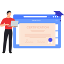پیش‌نمایش فایل boy-looking-at-certificate-on-laptop-10632834 از پک مدرک و گواهی آنلاین