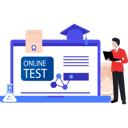 پیش‌نمایش فایل boy-taking-online-test-on-laptop-10632902 از پک مدرک و گواهی آنلاین