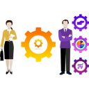 پیش‌نمایش فایل boy-and-girl-are-standing-next-to-a-cogwheel-10633042 از پک تنظیمات