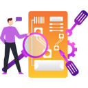 پیش‌نمایش فایل boy-is-searching-the-settings-on-mobile-10633081 از پک تنظیمات