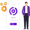 پیش‌نمایش فایل boy-is-updating-the-settings-on-mobile-10633056 از پک تنظیمات