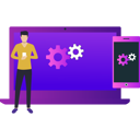 پیش‌نمایش فایل boy-is-using-mobile-for-setting-up-connection-to-laptop-10633133 از پک تنظیمات