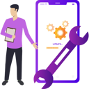 پیش‌نمایش فایل boy-updating-gear-settings-on-mobile-10633060 از پک تنظیمات