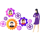 پیش‌نمایش فایل female-is-showing-different-users-of-setting-process-10633122 از پک تنظیمات