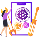 پیش‌نمایش فایل girl-is-doing-mobile-settings-10633073 از پک تنظیمات