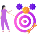 پیش‌نمایش فایل girl-is-pointing-at-target-of-settings-target-10633063 از پک تنظیمات