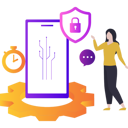 پیش‌نمایش فایل girl-is-showing-security-of-the-mobile-10633076 از پک تنظیمات