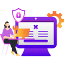 پیش‌نمایش فایل girl-is-working-on-security-settings-10633079 از پک تنظیمات
