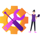 پیش‌نمایش فایل girl-pointing-to-civil-engineer-setting-tools-10633111 از پک تنظیمات
