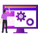 پیش‌نمایش فایل guy-is-working-on-setting-up-a-webpage-10633142 از پک تنظیمات