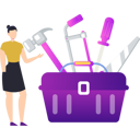 پیش‌نمایش فایل lady-is-showing-civil-engineer-tools-10633072 از پک تنظیمات
