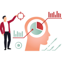پیش‌نمایش فایل boy-is-pointing-at-a-target-with-a-brain-about-it-10698300 از پک مغز