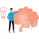پیش‌نمایش فایل boy-is-pointing-at-the-creative-brain-10698126 از پک مغز