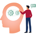 پیش‌نمایش فایل boy-is-pointing-to-a-creative-mind-10698137 از پک مغز