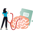 پیش‌نمایش فایل girl-is-pointing-to-brain-checkup-10698276 از پک مغز