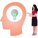 پیش‌نمایش فایل girl-is-showing-wisdom-in-human-brain-10698136 از پک مغز