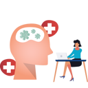 پیش‌نمایش فایل girl-is-using-laptop-for-brainstorming-10698282 از پک مغز