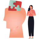 پیش‌نمایش فایل girl-stands-next-to-the-puzzle-in-the-brain-10698275 از پک مغز