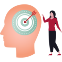 پیش‌نمایش فایل lady-is-talking-about-target-goal-in-mind-10698139 از پک مغز