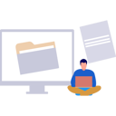 پیش‌نمایش فایل boy-is-managing-the-folder-data-10596147 از پک مدیریت فایل
