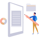 پیش‌نمایش فایل boy-is-pointing-at-the-document-on-the-screen-10596155 از پک مدیریت فایل