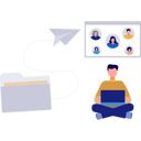 پیش‌نمایش فایل boy-is-sending-a-folder-to-group-members-10596136 از پک مدیریت فایل