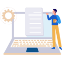 پیش‌نمایش فایل boy-showing-document-settings-on-laptop-10596152 از پک مدیریت فایل