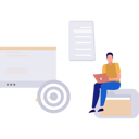 پیش‌نمایش فایل boy-working-on-folder-on-laptop-10596120 از پک مدیریت فایل