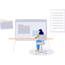 پیش‌نمایش فایل girl-is-documenting-the-graph-folders-10596078 از پک مدیریت فایل