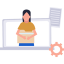 پیش‌نمایش فایل lady-is-showing-online-documentation-of-folders-10596085 از پک مدیریت فایل
