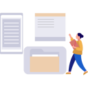 پیش‌نمایش فایل text-content-management-is-visible-on-a-laptop-10596100 از پک مدیریت فایل