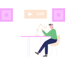 پیش‌نمایش فایل boy-is-doing-a-podcast-streaming-10752746 از پک شغل