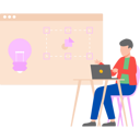 پیش‌نمایش فایل boy-is-working-on-business-idea-10752734 از پک شغل