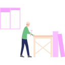 پیش‌نمایش فایل carpenter-is-building-a-table-10752617 از پک شغل