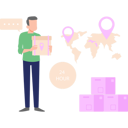 پیش‌نمایش فایل delivery-boy-is-holding-a-parcel-10752611 از پک شغل