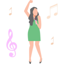 پیش‌نمایش فایل female-singer-is-singing-a-song-10752642 از پک شغل