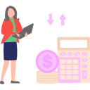 پیش‌نمایش فایل girl-is-calculating-the-dollar-rate-on-the-laptop-10752628 از پک شغل