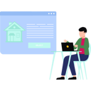 پیش‌نمایش فایل boy-is-choosing-house-online-on-laptop-10752455 از پک شخصیت‌های شغلی