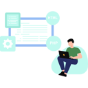 پیش‌نمایش فایل boy-is-coding-in-different-languages-on-laptop-10752404 از پک شخصیت‌های شغلی